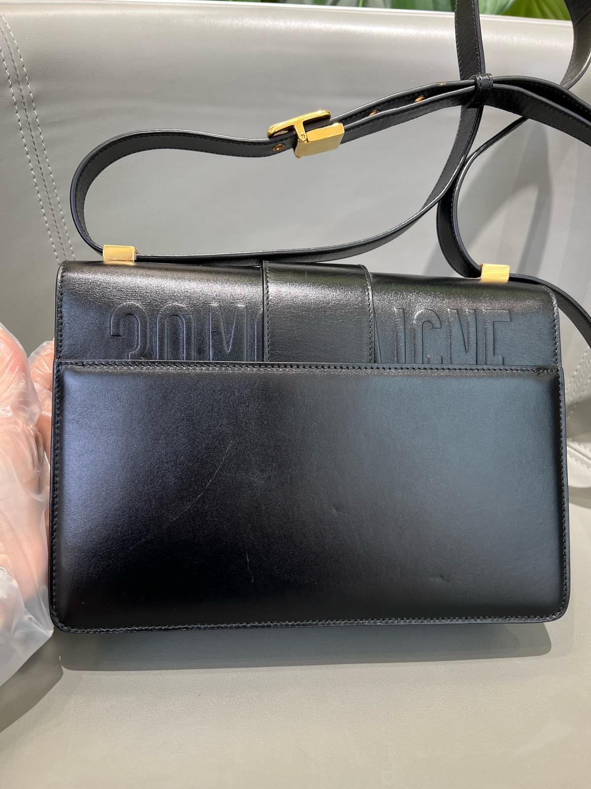 Dior Pre-Owned Authentic Crossbody Bag Black 24*17cm Free Tracked Shipping