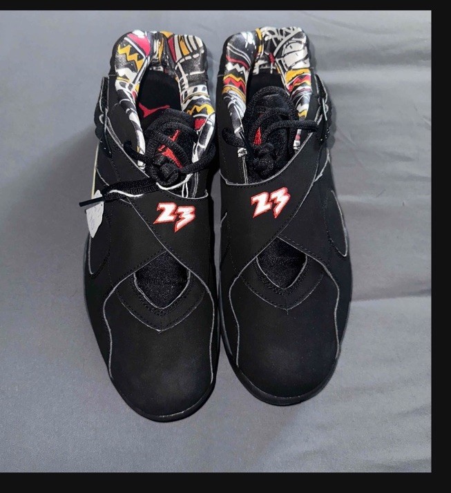 Jordan Air Jordan 8 Retro Low Playoff 2003 Black/True Red-Del Sol 306157-061