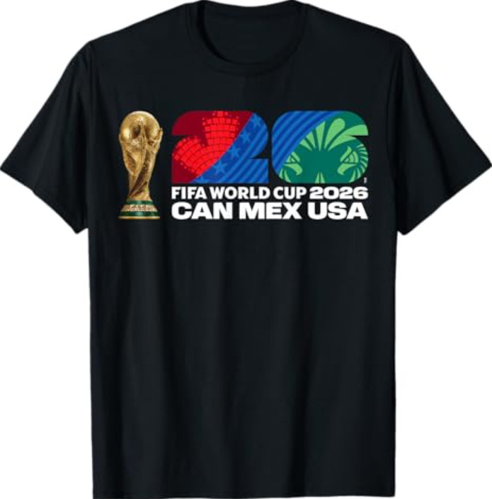 FIFA World CUP26 FIFA Host Country Trophy Color T-Shirt