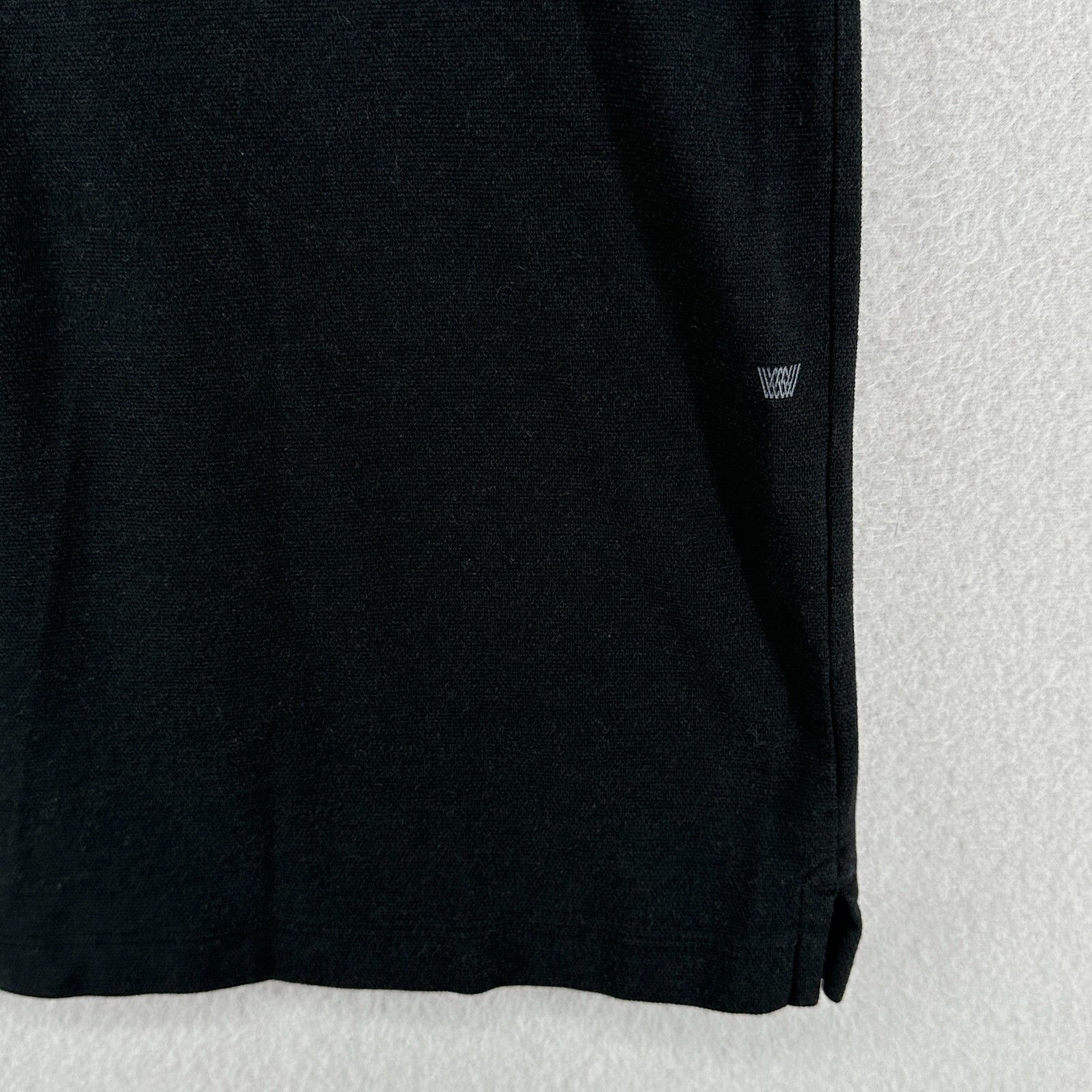 MACK WELDON Shirt S Golf Polo For Daily Wear Pique Cotton Blend Tennis Black