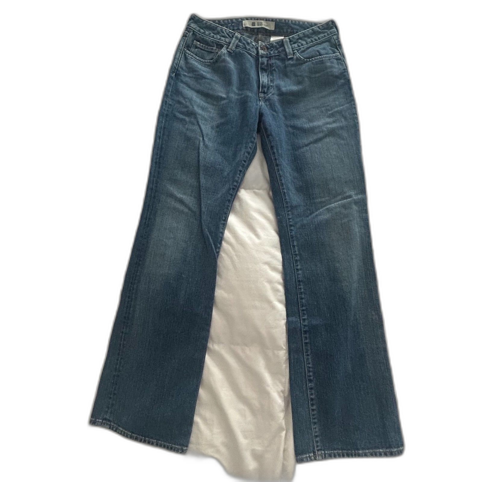 Vintage GAP Curvy Boot Cut Jeans 100% Cotton Made in USA Size 8 Reg 30×31