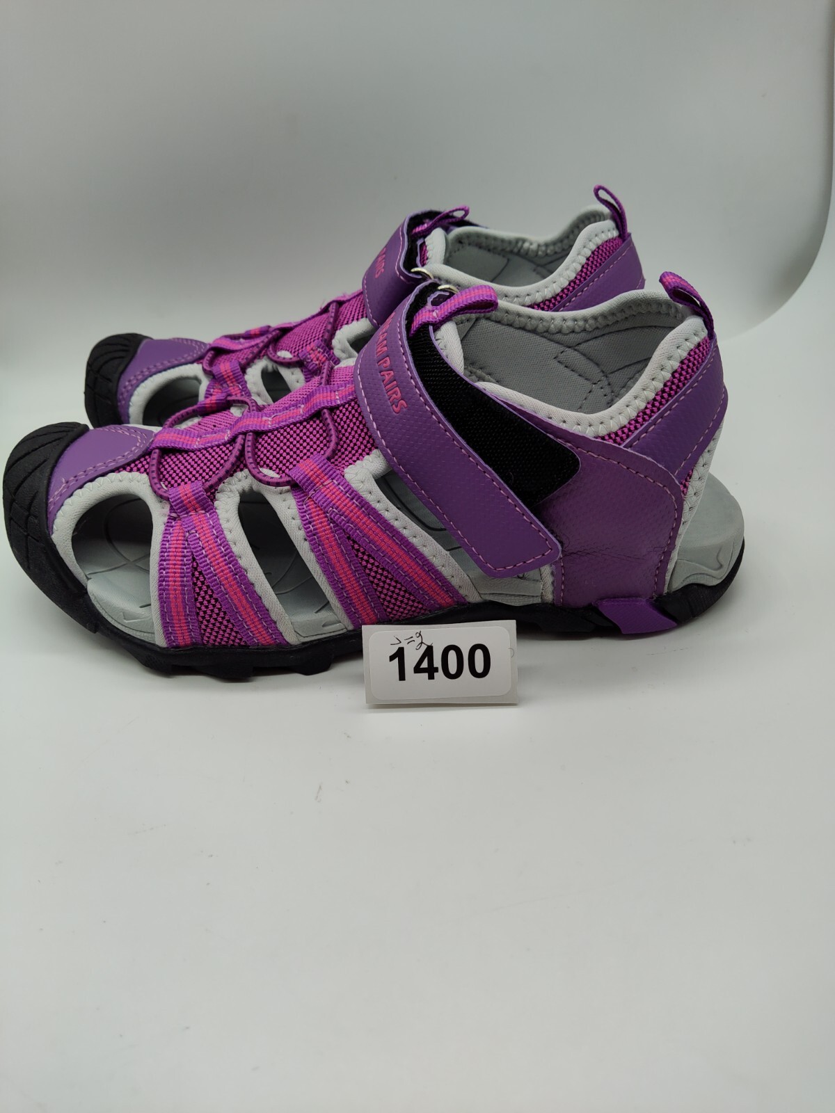 Dream Pairs Athletic Toddle Sandal Slippers Unisex Kids Purple/Gray Sz 2 #1400