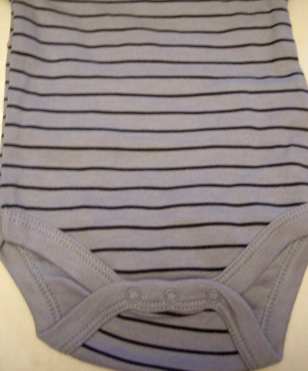 Bodysuits Set By Baby Views, 6-9 Months, 3 Pack, Blue, Gray, & White, Boys, New