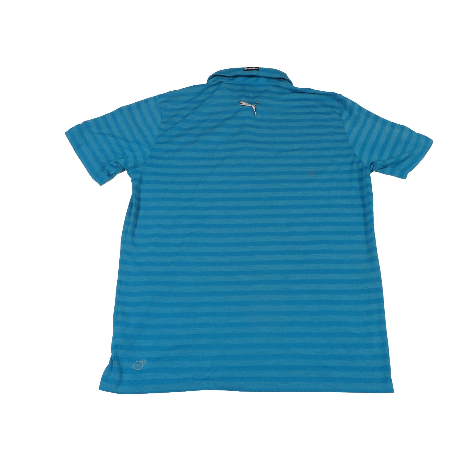 PUMA Cobra Embroidered Performance Stretch Striped Golf Polo Shirt Men’s Medium