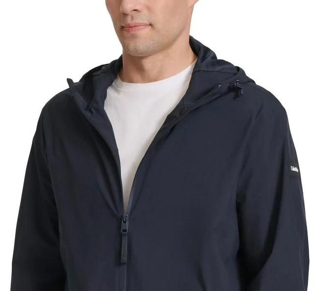 Calvin Klein Men’s Navy Windbreaker – Size XXL