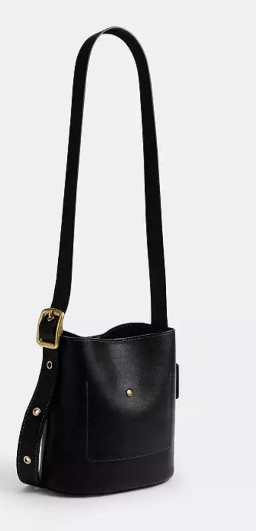 NWT COACH Bleecker Bucket Bag 21 Handbag Purse Crossbody Black