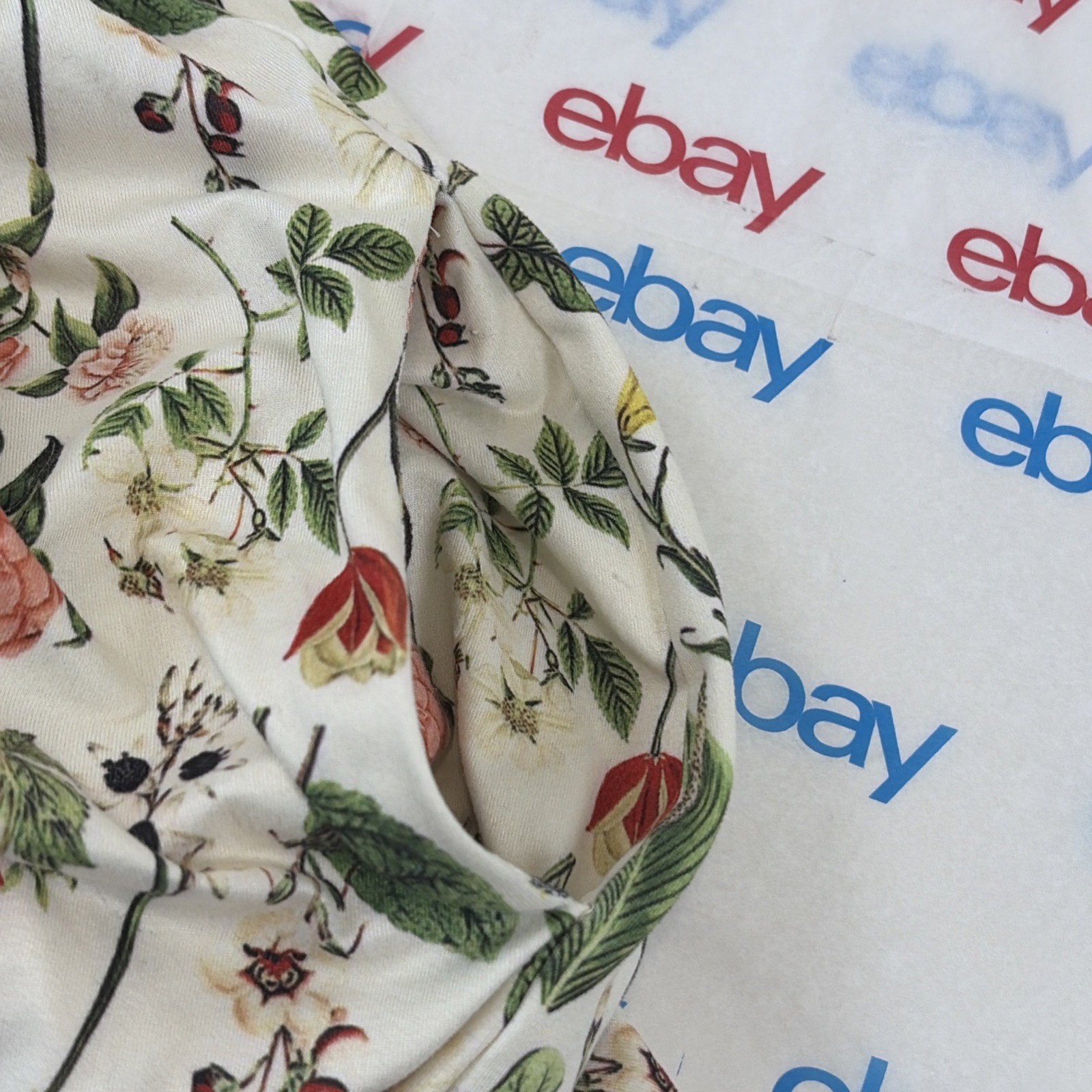 House Dress Women’s Plus Boho Pleated Short Sleeve Dress Size XL