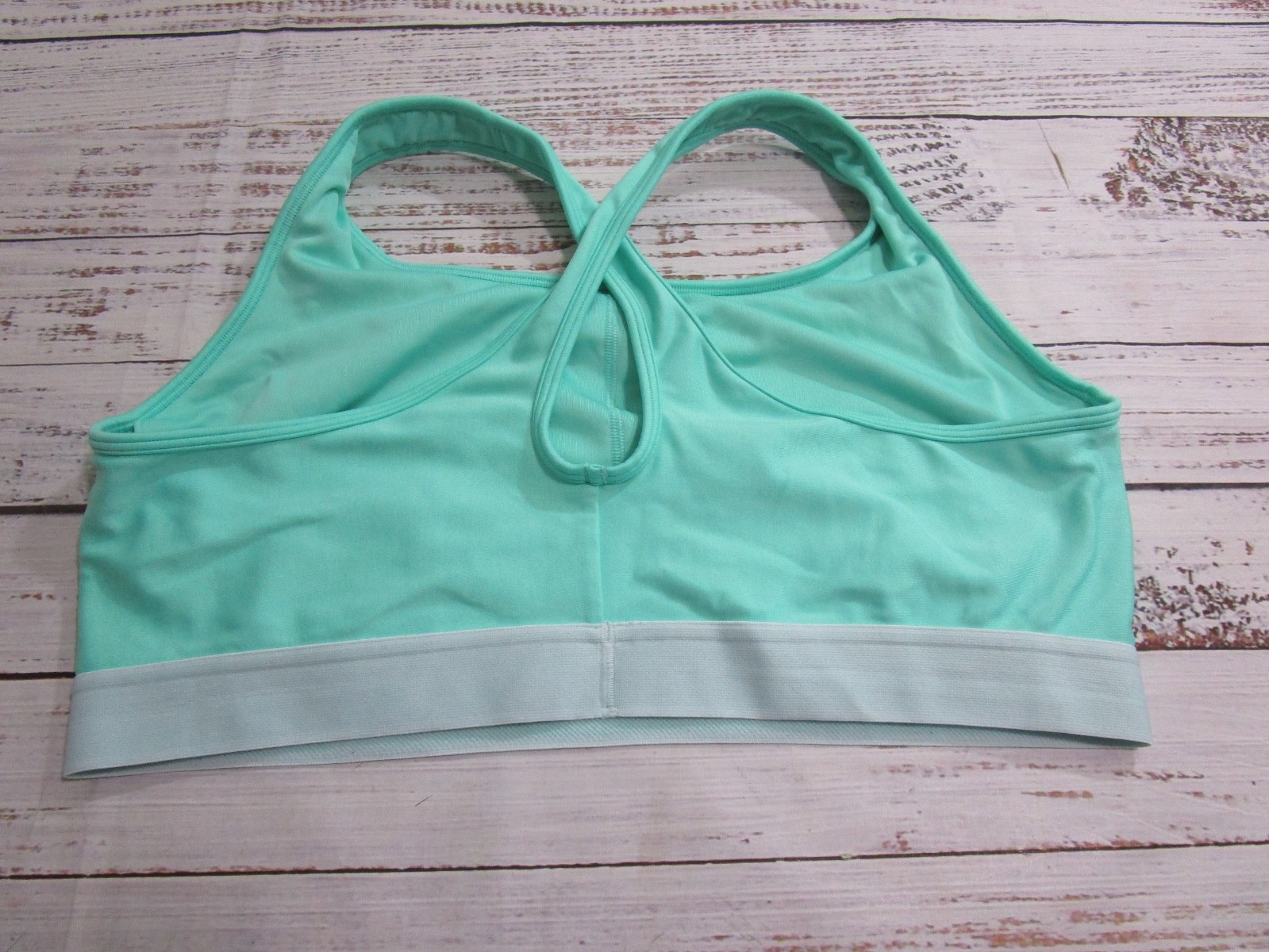 Under Armour Compression Green Pull-Over Crossback Sports Bra Womens 3XL