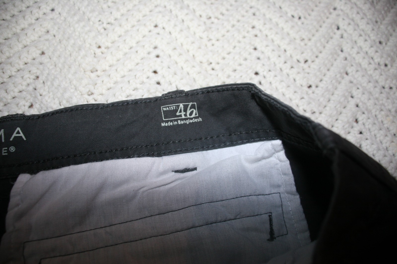 SONOMA men’s shorts size: 46 grey CARGO SHORTS BARLEY WORN! SHARP! CARGO!!!