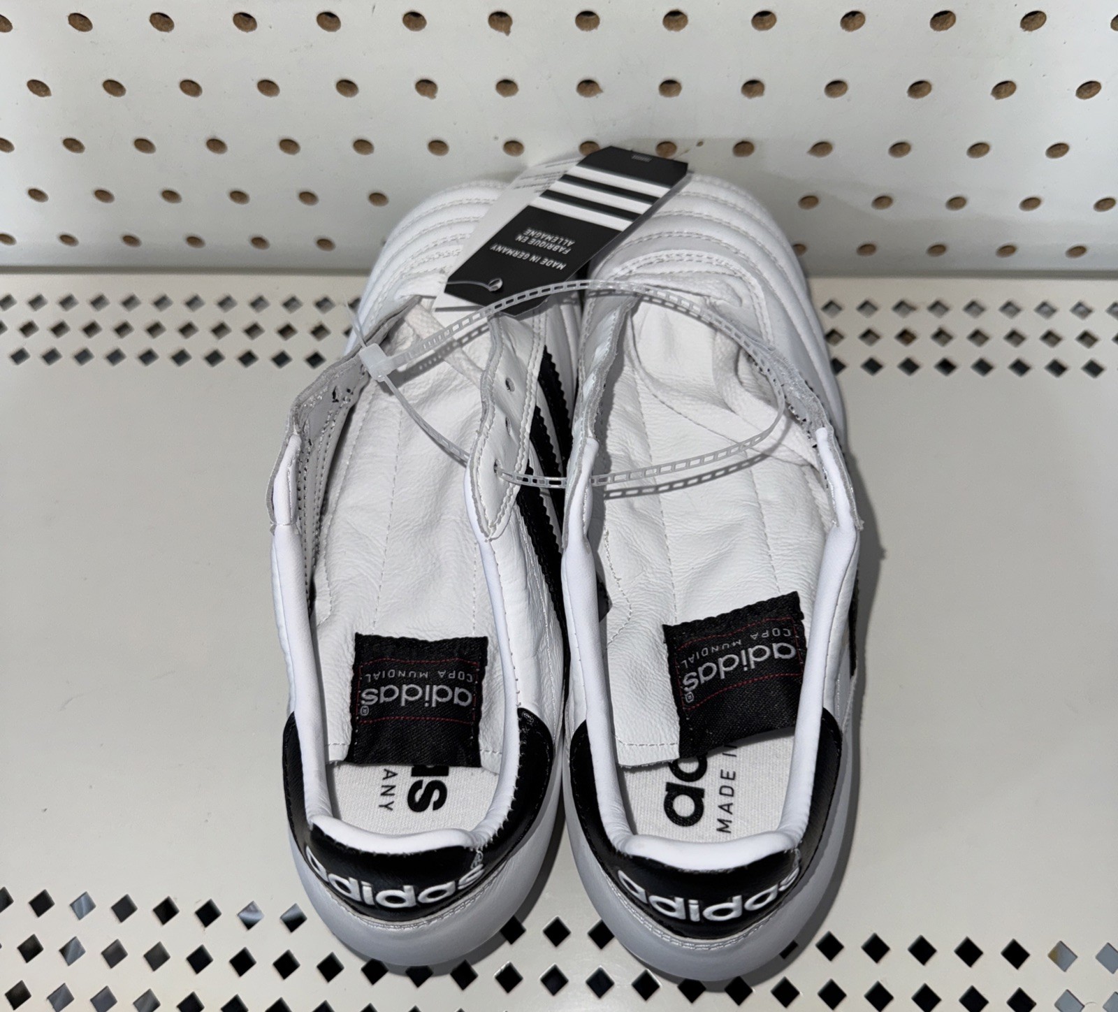 Adidas Copa Mundial FG Mens Leather Soccer Cleats Size 7 White Black ID4050