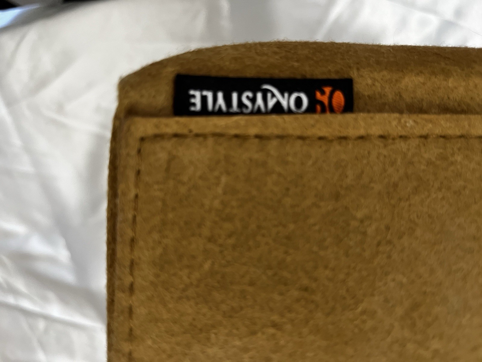 11x6x6 OMYSTYLE Felt Purse Organizer Insert in brown. Removable section
