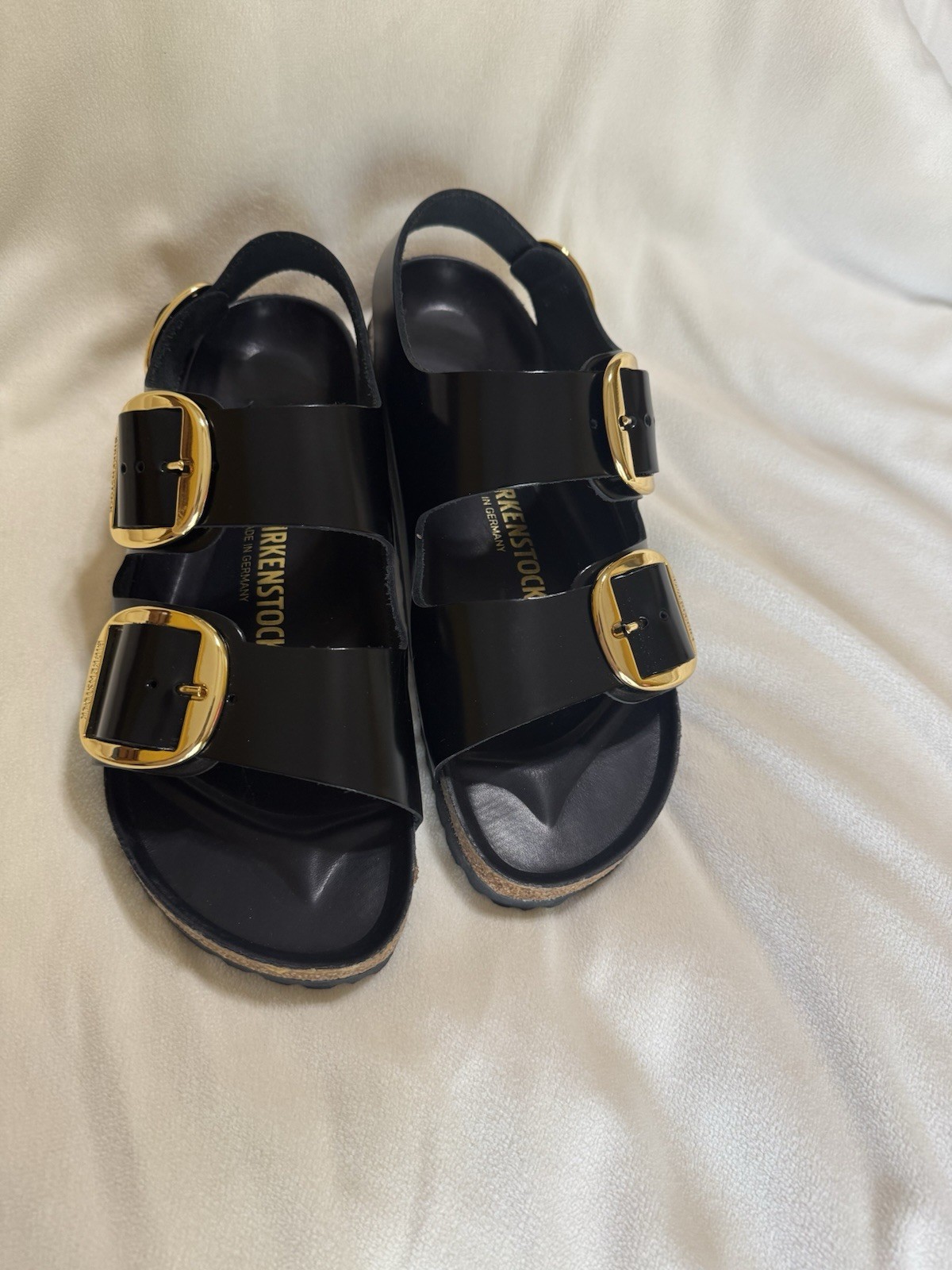 BIRKENSTOCK MILANO BIG BUCKLE black Sz 41 Slingback Sz W 10 / M 8.5