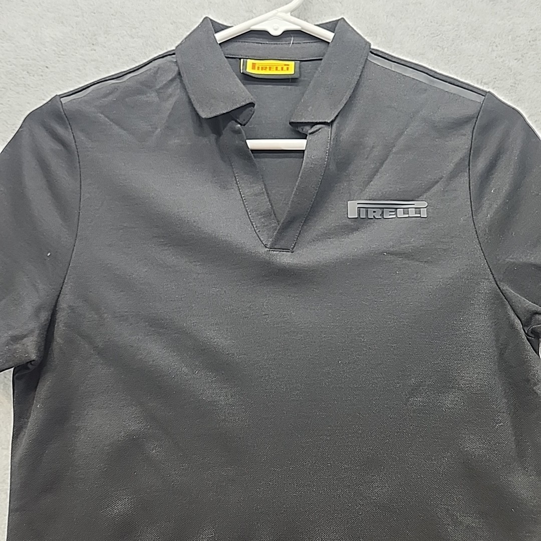 FIRELLI DESIGN Driver’s Selection Women’s Polo Shirt SIZE NOT INCLUDED Black