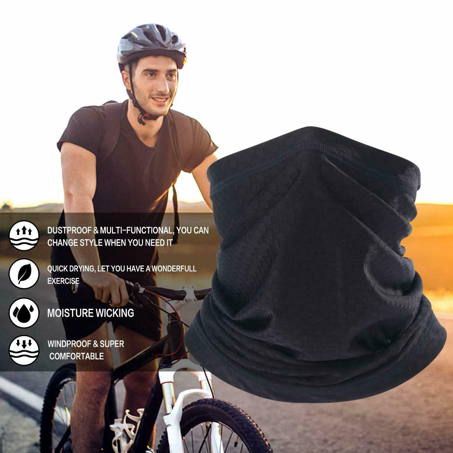 Neck Gaiter Balaclava Face Mask Cooler Sun Protection Scarf Cooling Gator Shield