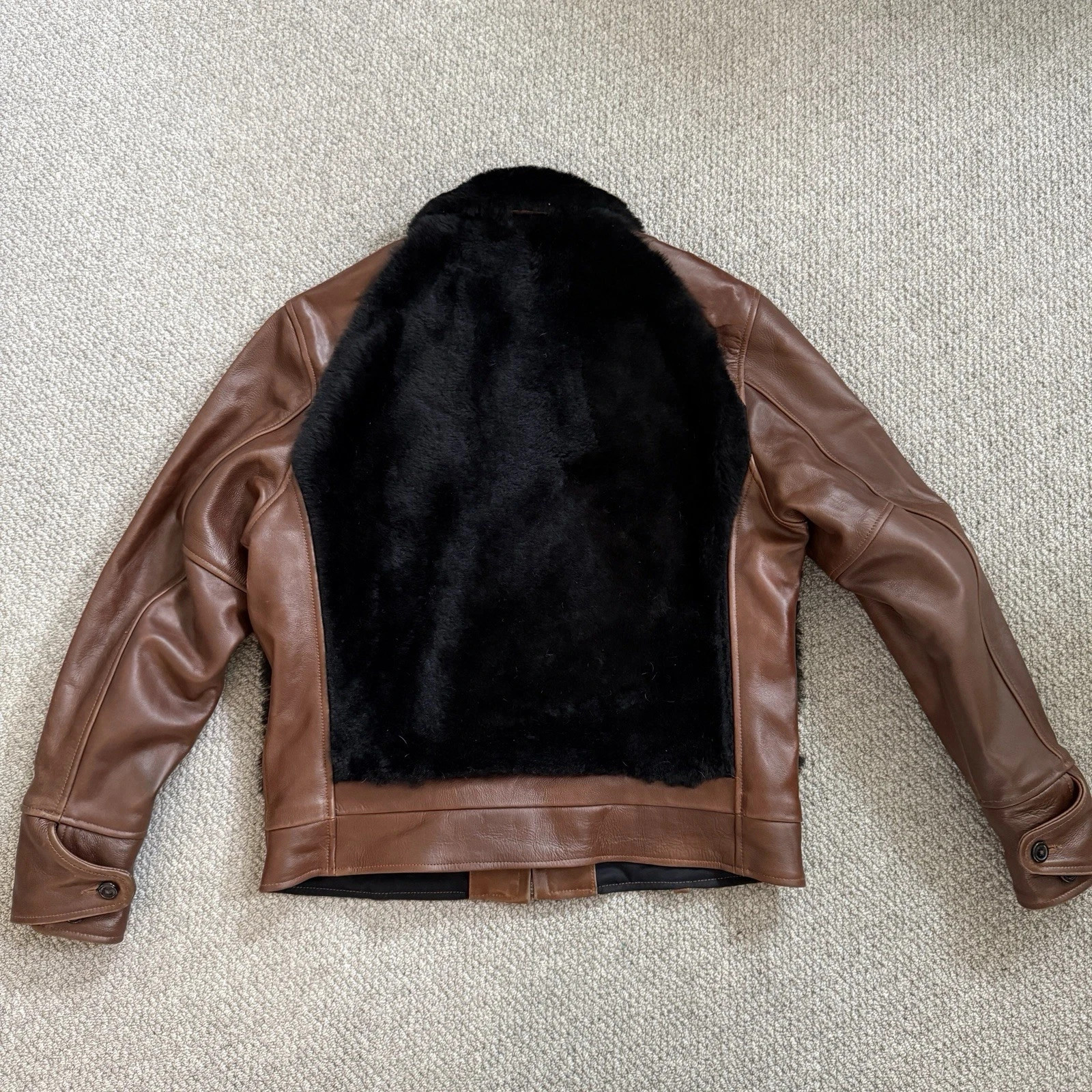 Men’s Inspired By Five Star Genuine Leather Grizzly jacket Brown Black Coat
