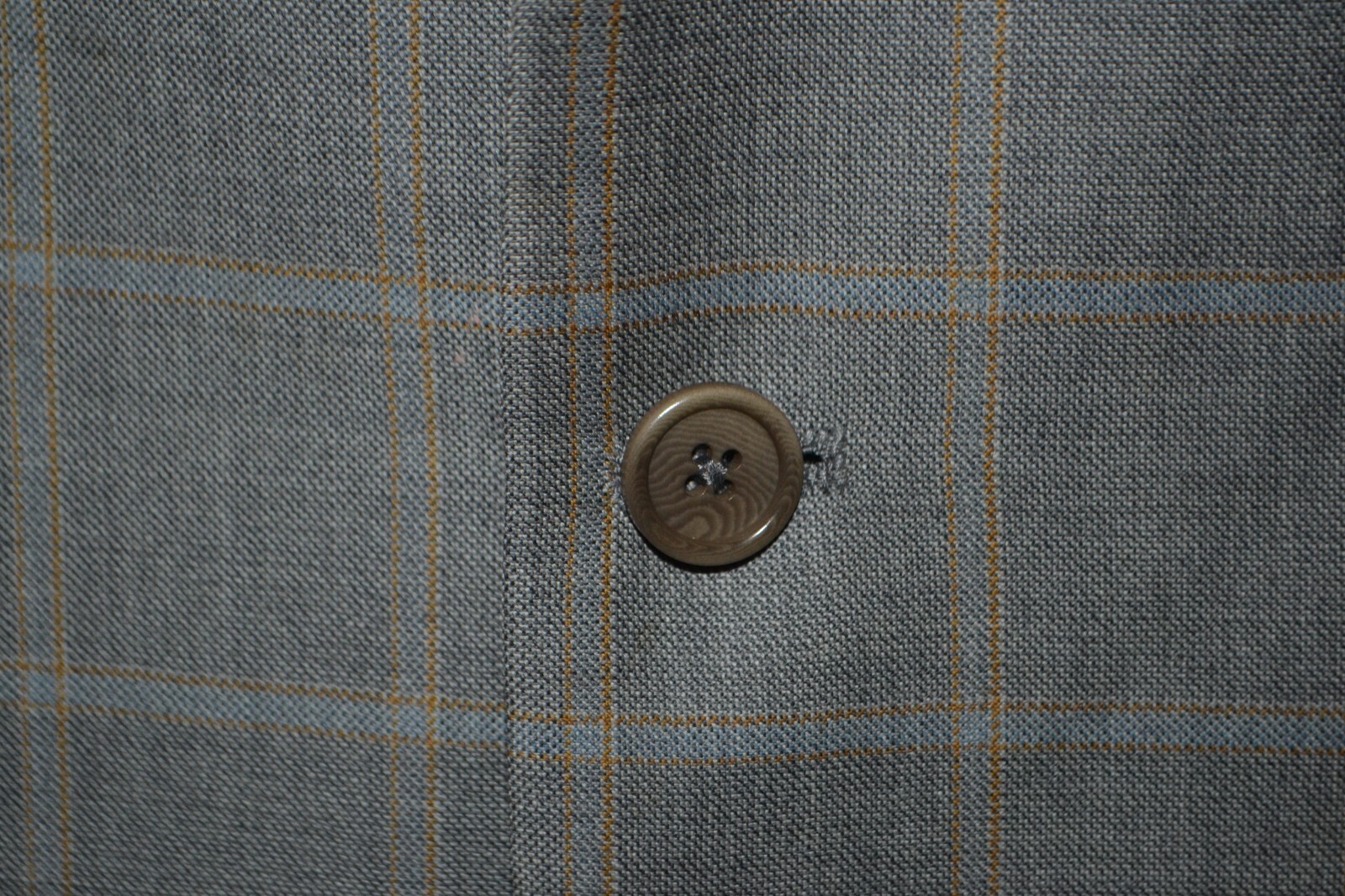 Daniel Cremieux Men Loro Piana Wool Check 2 Front Button Sports Coat Sz 42R