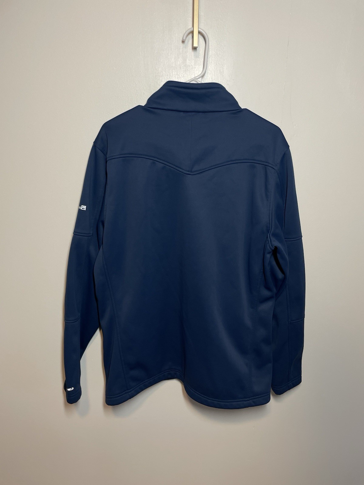 Avalanche Men’s Blue Softshell Full Zip Jacket M Regular Stand-Up Collar