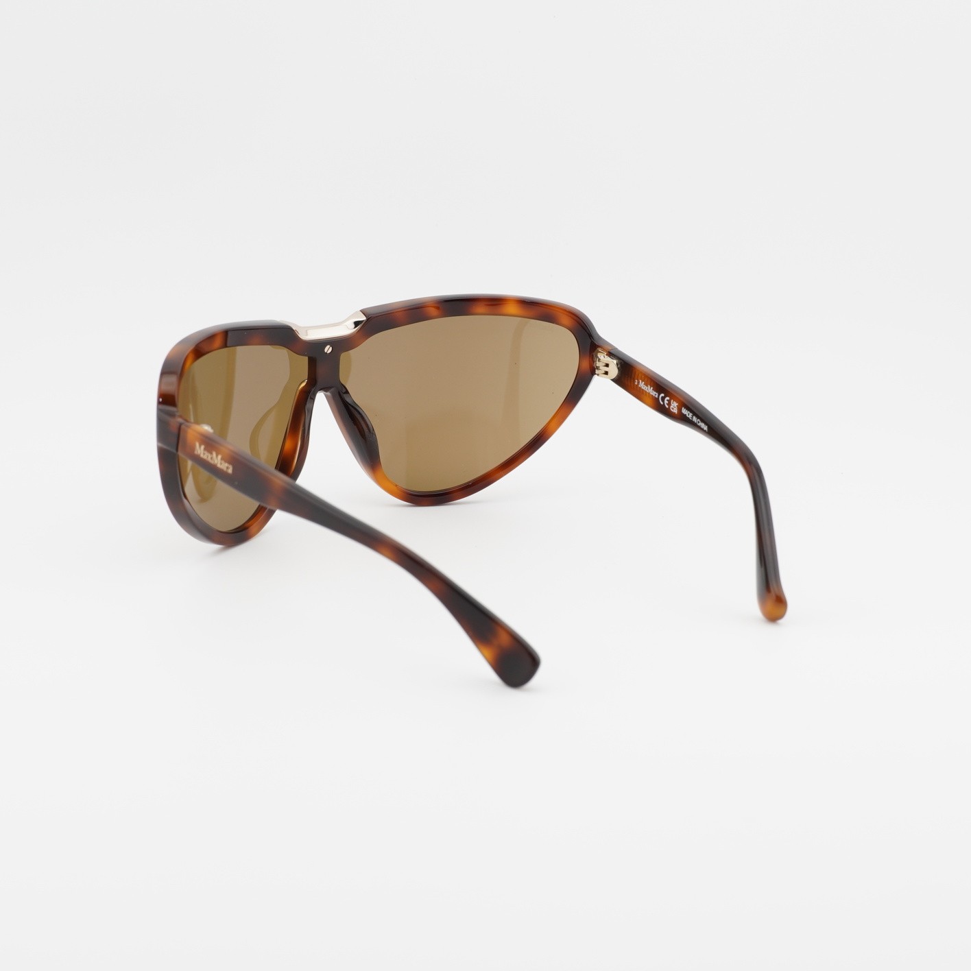 Max Mara MM0084 52E Havana/Brown 139-0-115 Sunglasses New Authentic