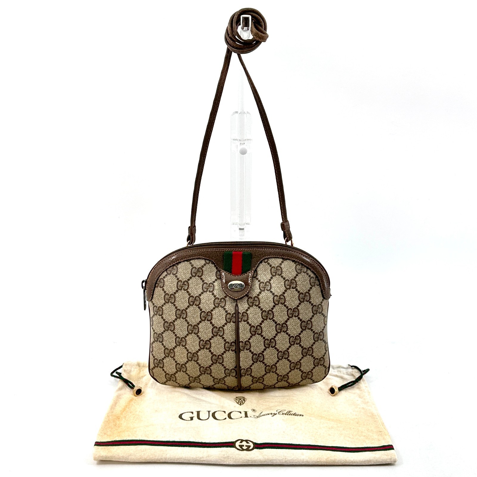 Vintage GUCCI Sherry Shoulder Bag GG