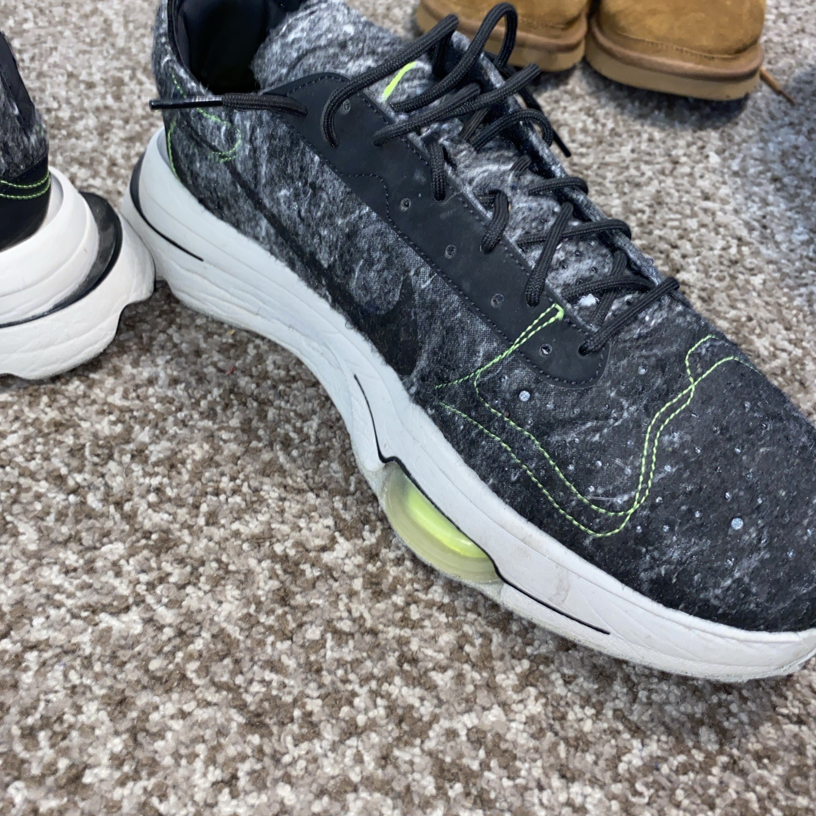 Nike Air Zoom Type M2Z2 Recycled Wool Pack CW7157-001 Sneakers Men Size 13, 47.5