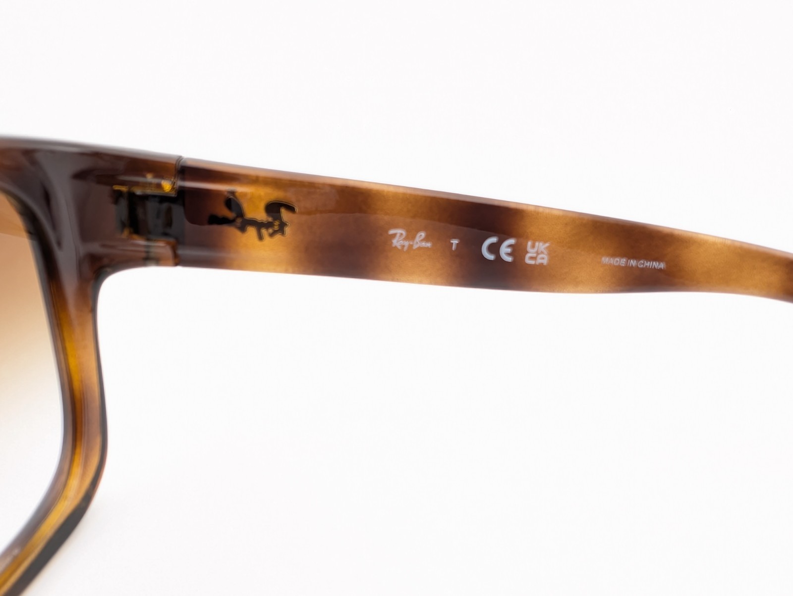 Ray-Ban Sunglasses, RB 4194 710/85 2N Polished Light Havana, 53-17-140, Plastic