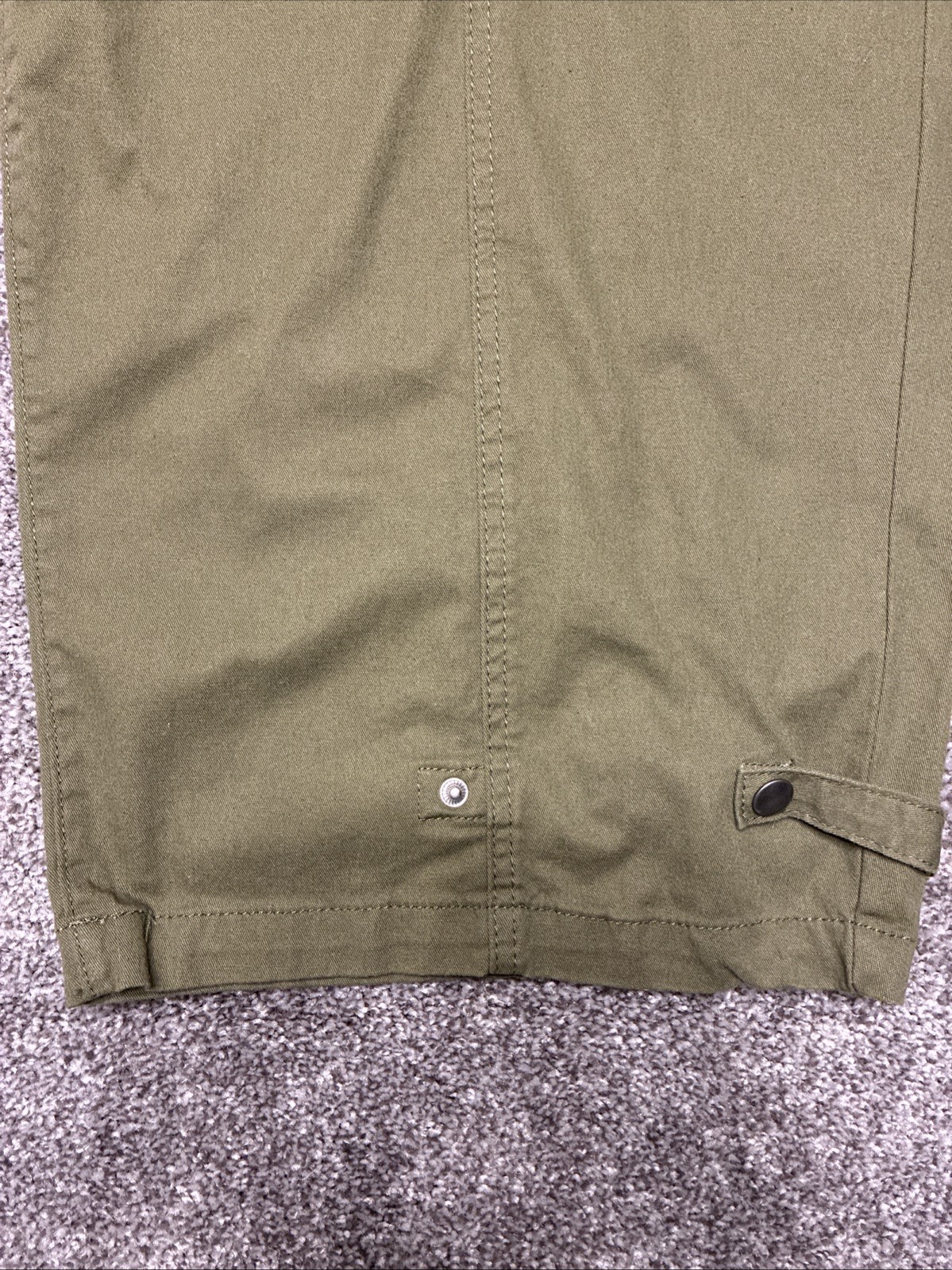 NEW Jessica Simpson Burnt Olive Green Cargo Adjustable Leg Pants, Sz 22W