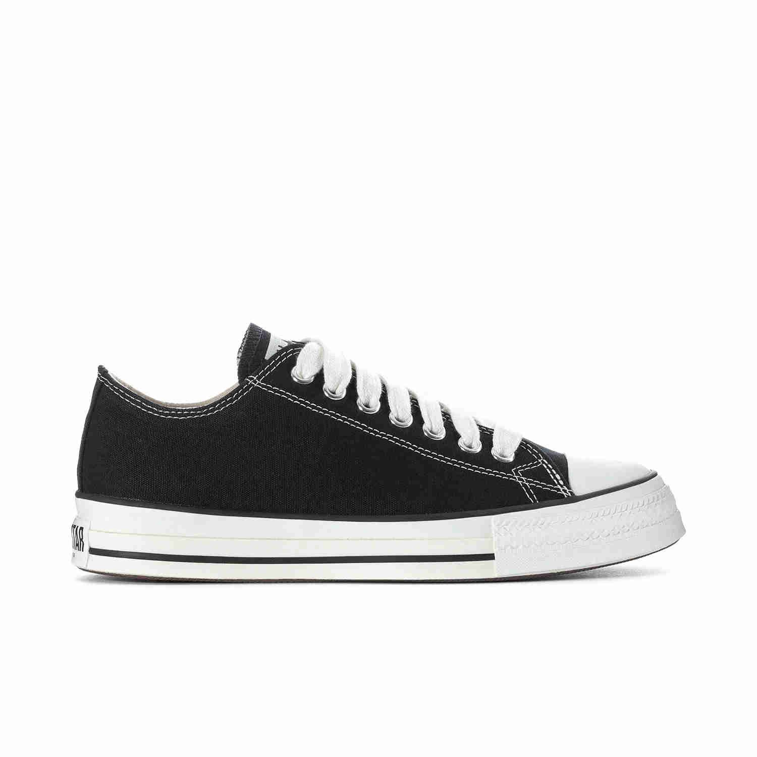 Converse Chuck Taylor All Star Throwback Low Black Vintage White A19080C