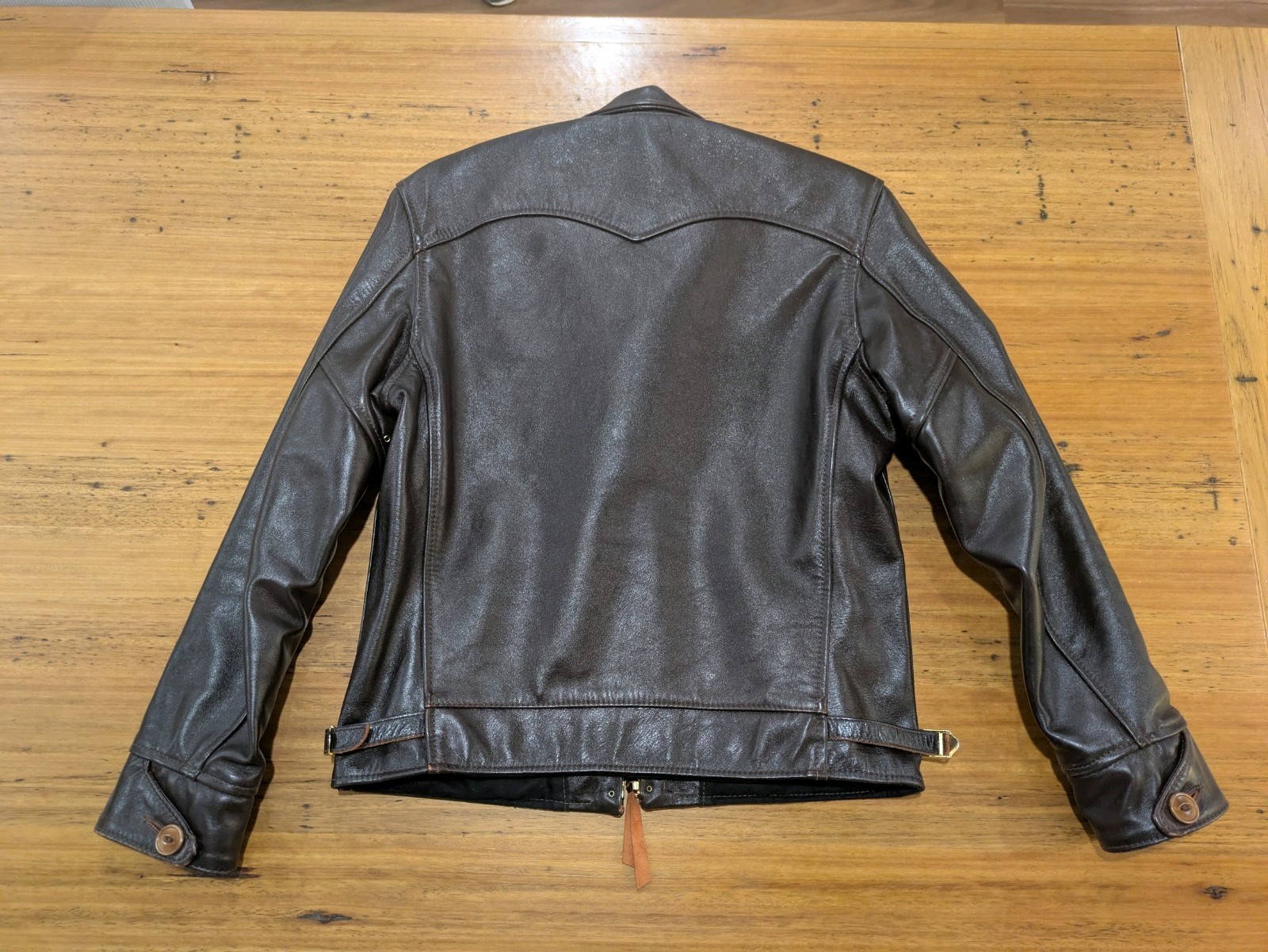 Aero Leather Premier 1930s Highwayman – Size 38 – Jerky Seal Horsehide