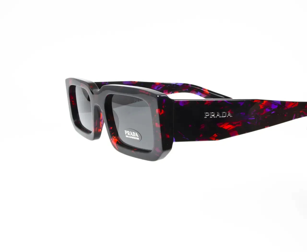 Prada SPR06Y 06V-5S0 Sunglasses Unisex Multicolor Rectangular