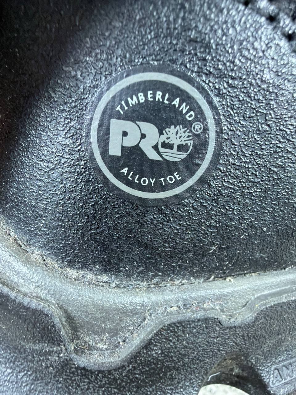 Timberland Pro Shoes Men Size 9 Wide Powertrain Sport Alloy Toe Work Black Nylon