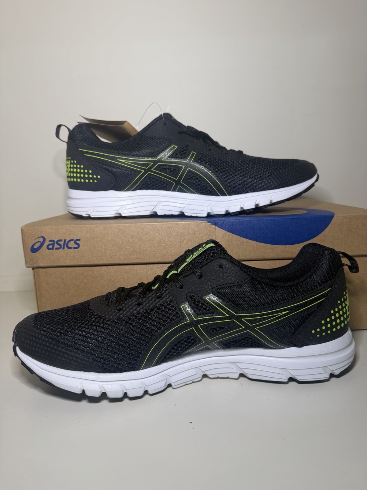 ASICS Gel-33 Run Black/Hazard Green 1011B438-003 Men’s Size 10