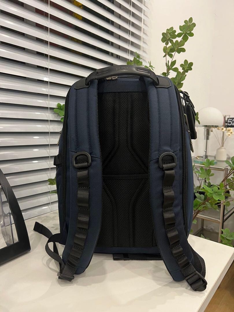 Tumi Alpha Bravo Search Backpack 232789 Nylon Navy Business Travel Bag outlet