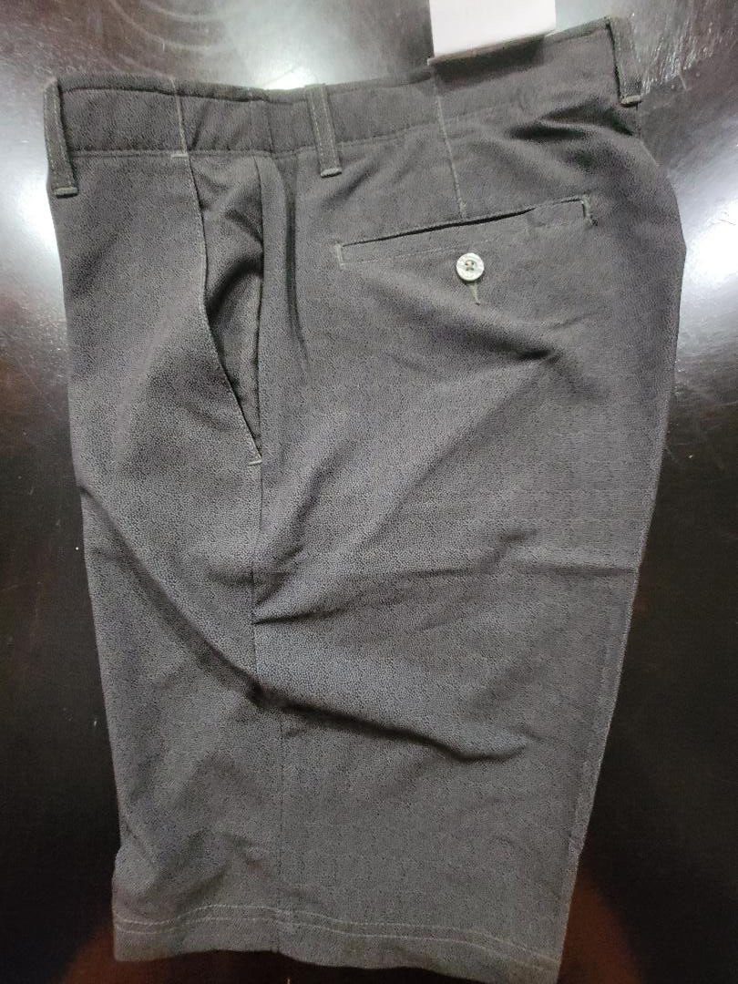PEBBLE BEACH MEN’S DRY LUXE PERFORMANCE Black 9′ Inseam SHORTS 30,32,34,36,38,40