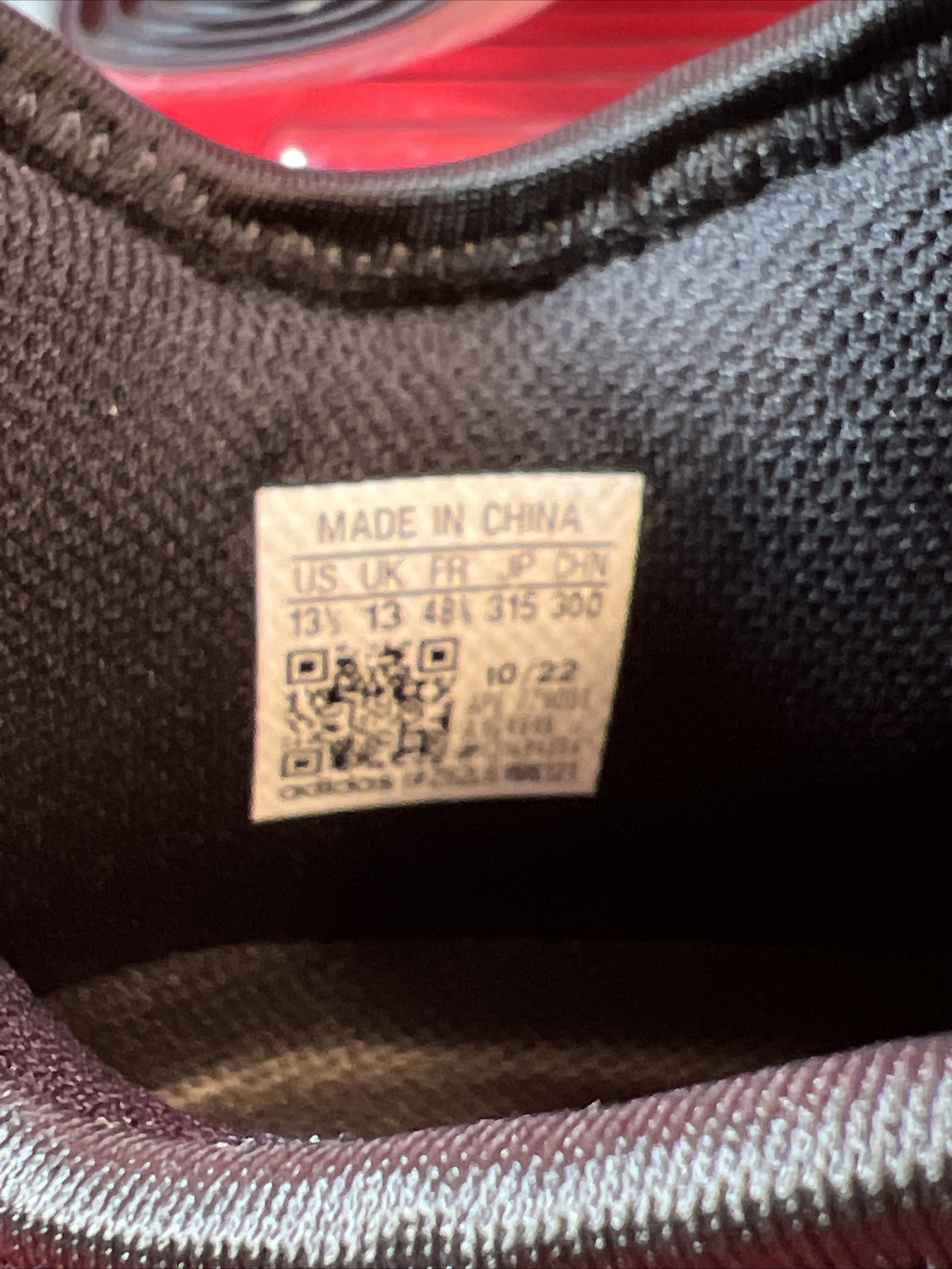 Size 13.5 – adidas BYW Select Black Preloved Blue