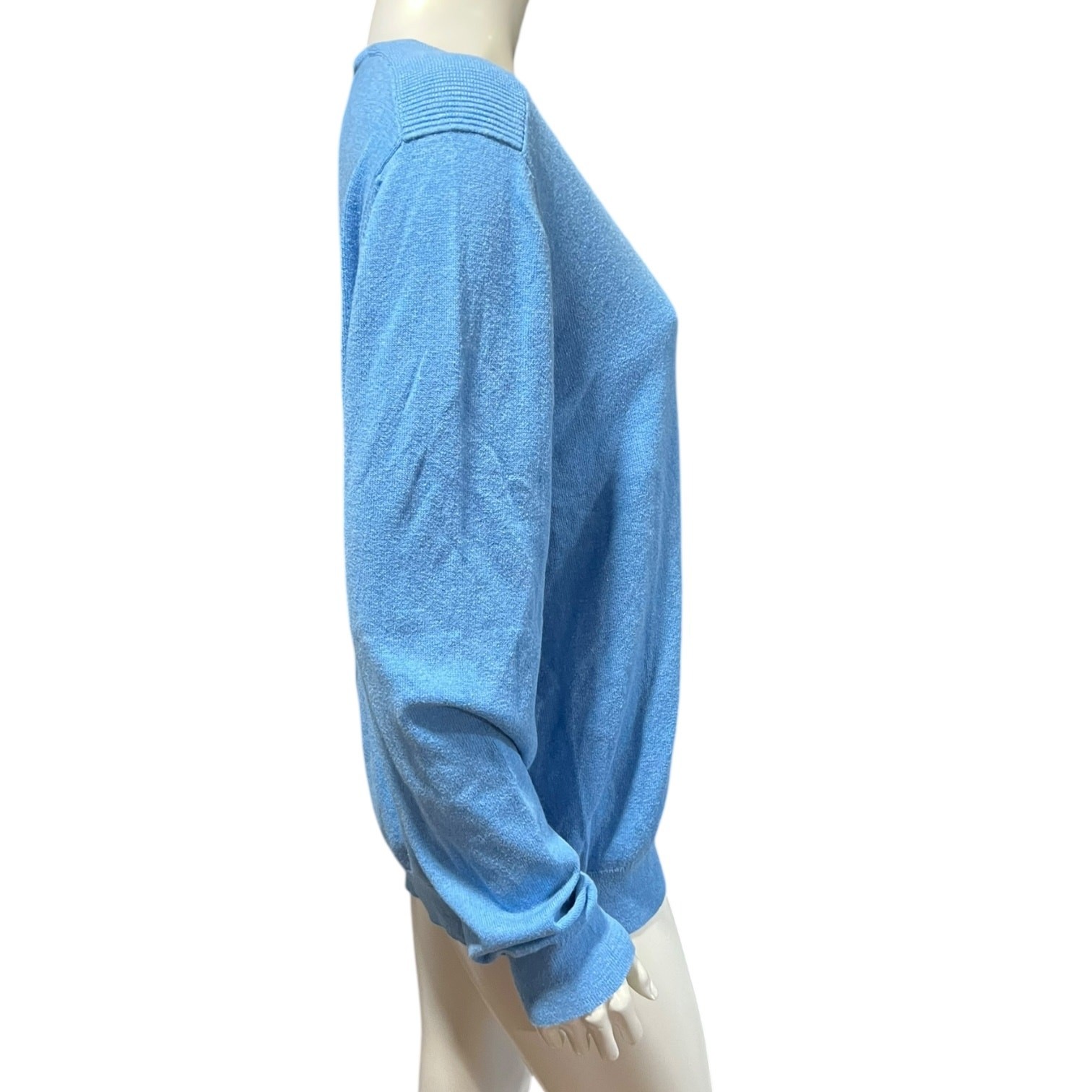 Marc Anthony Blue VNeck Sweater Cotton Poly Blend Size XL