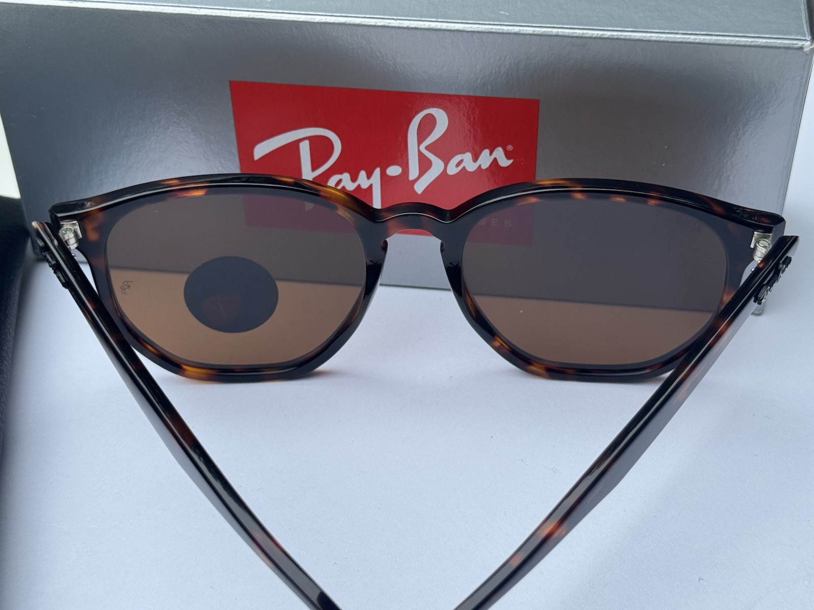 NEW Ray-Ban RB4306 710/83 Polished Light Havana/ Polarized Brown Sunglasses 54mm