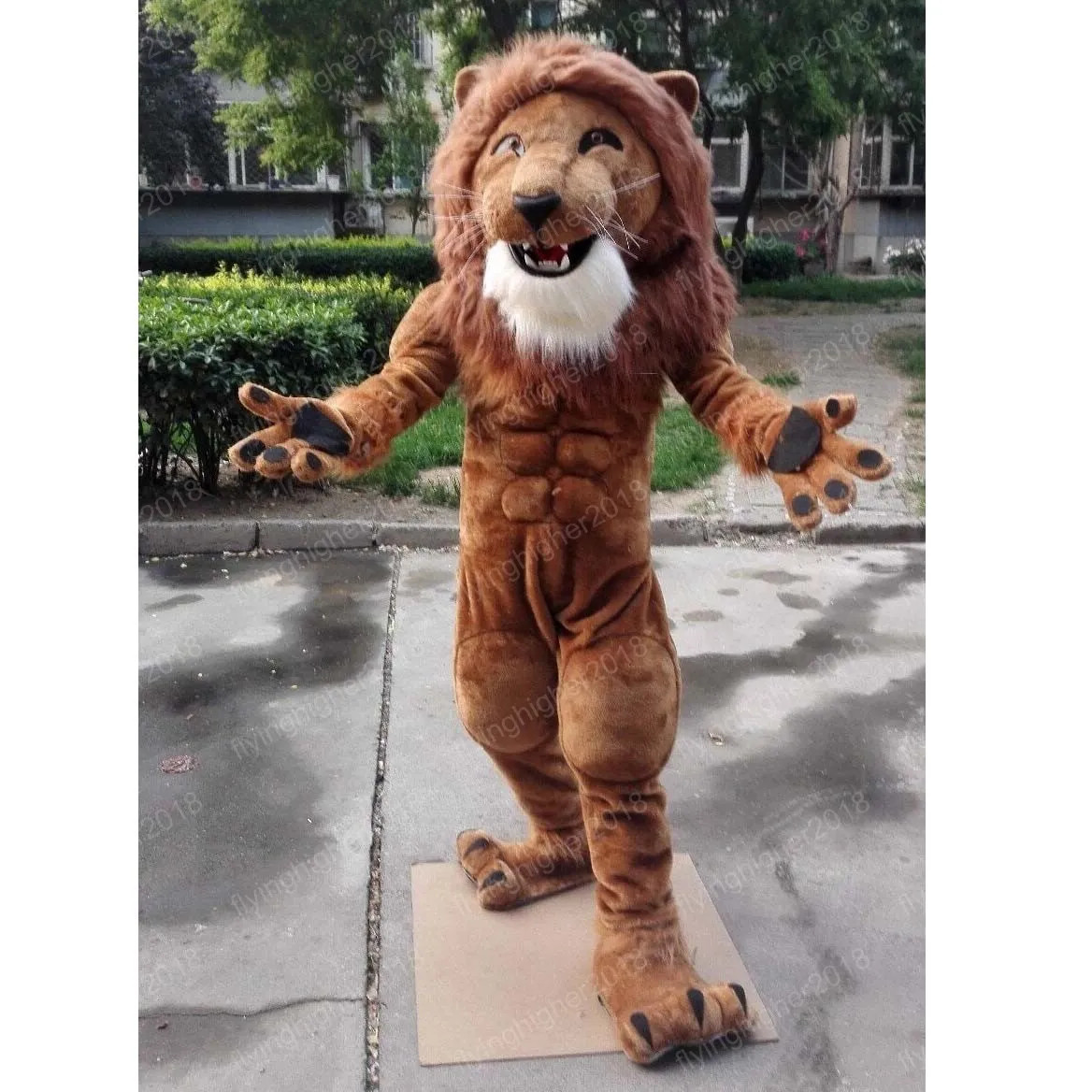 Halloween Lion Mascot Costume High Quality Cartoon Animal Anime theme character