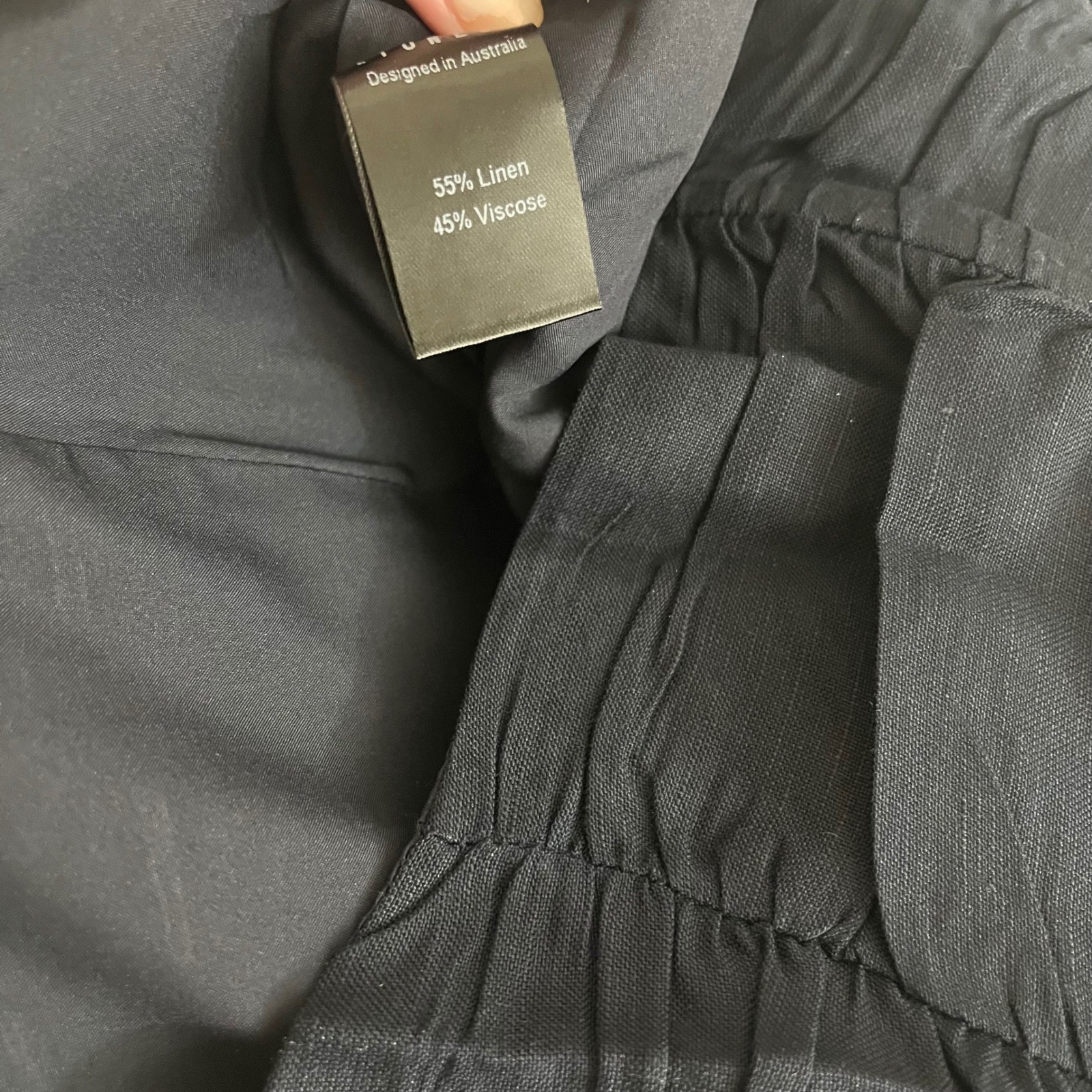 Lioness Women’s Island Ruched Scarf-Trim Tube Top Small NWT navy blue