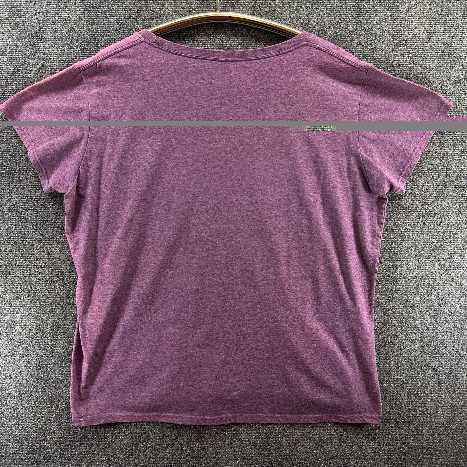 Hamilton Musical Graphic T-Shirt Womens 2XL ‘Never Be Satisfied’ Purple Official