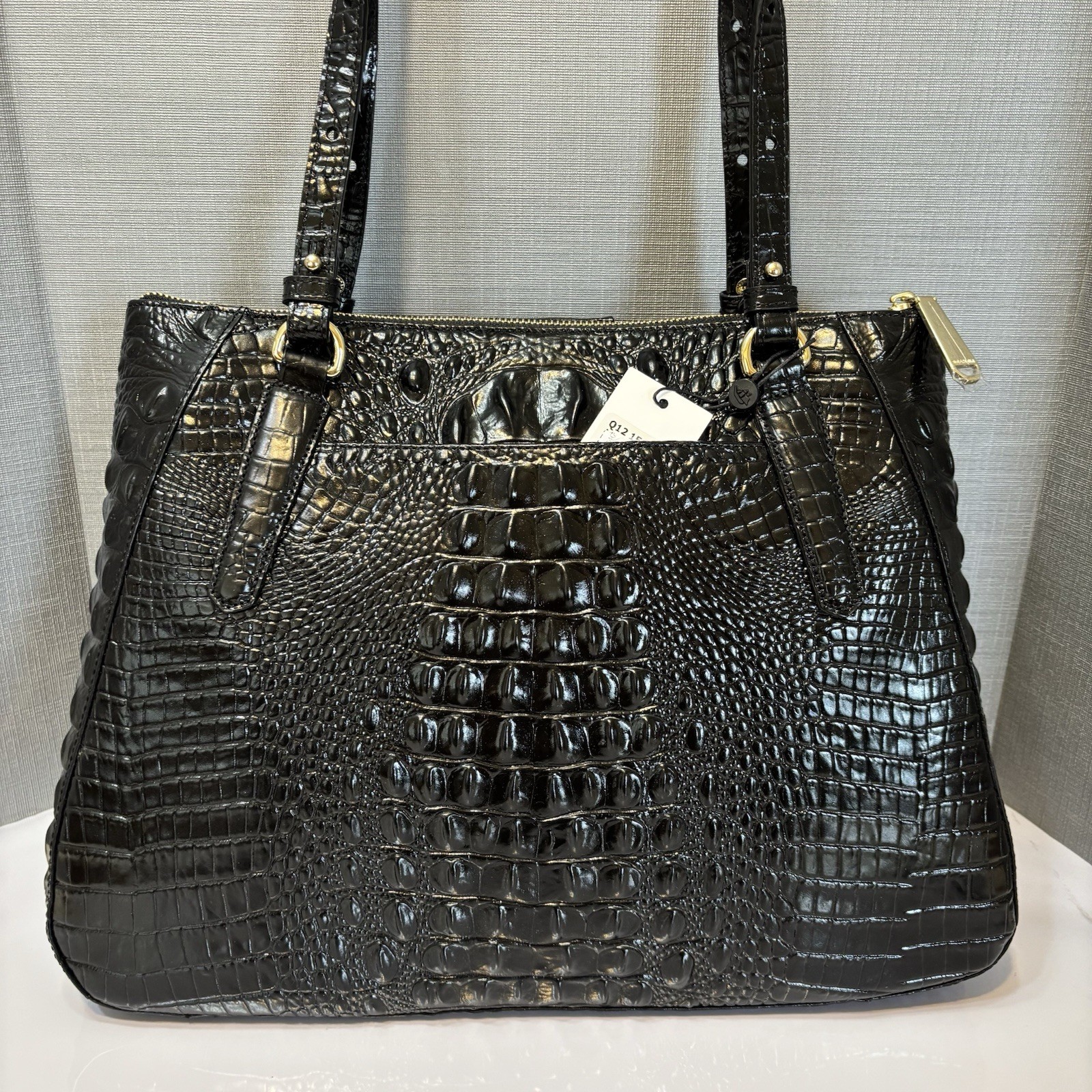 BRAHMIN ADINA Black Melbourne Leather Tote Leather NWT – See pics / 2 available