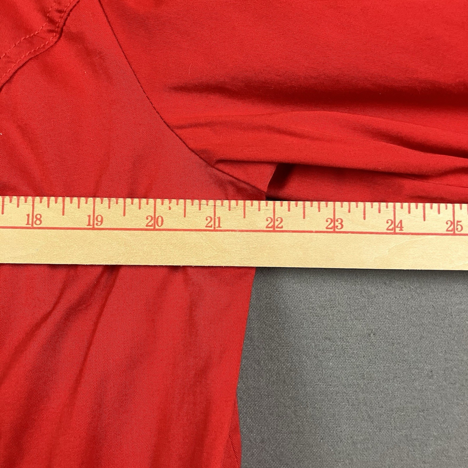 Style & Co. Women’s Size Large Red Jacket Full Zip Button Snap Outdoor Coat