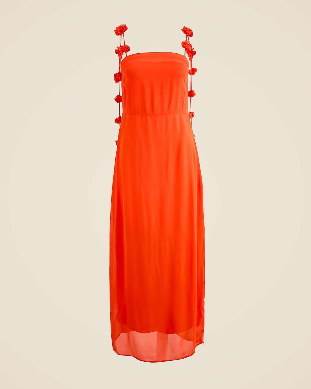 NWT Women’s J. Crew Collection Rosette-strap Sheath Dress in Chiffon, $298 NEW!