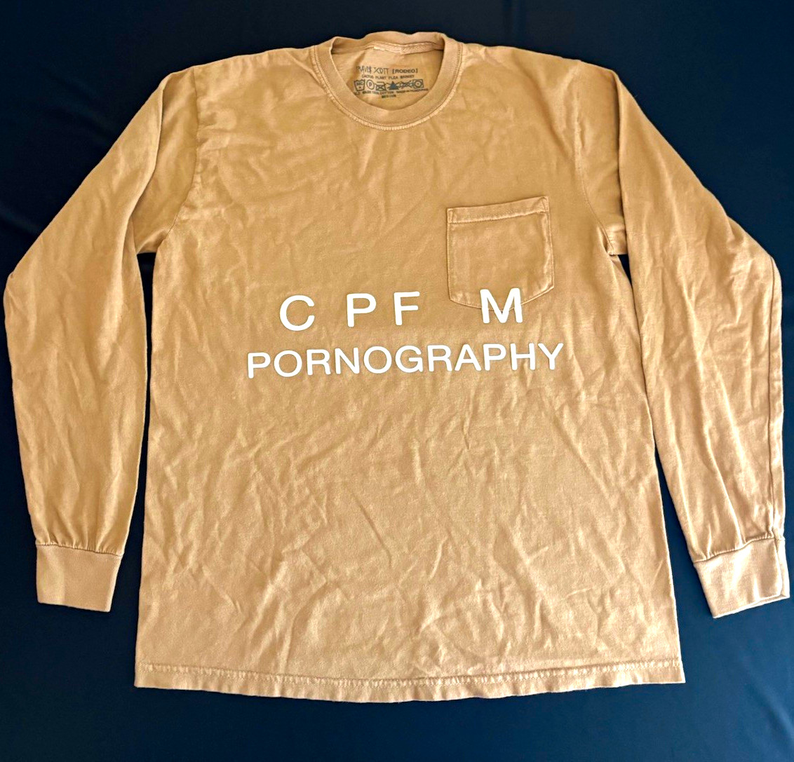 Cactus Plant Flea Market x Travis Scott Rodeo Beige Pocket Tee Men’s M Cotton