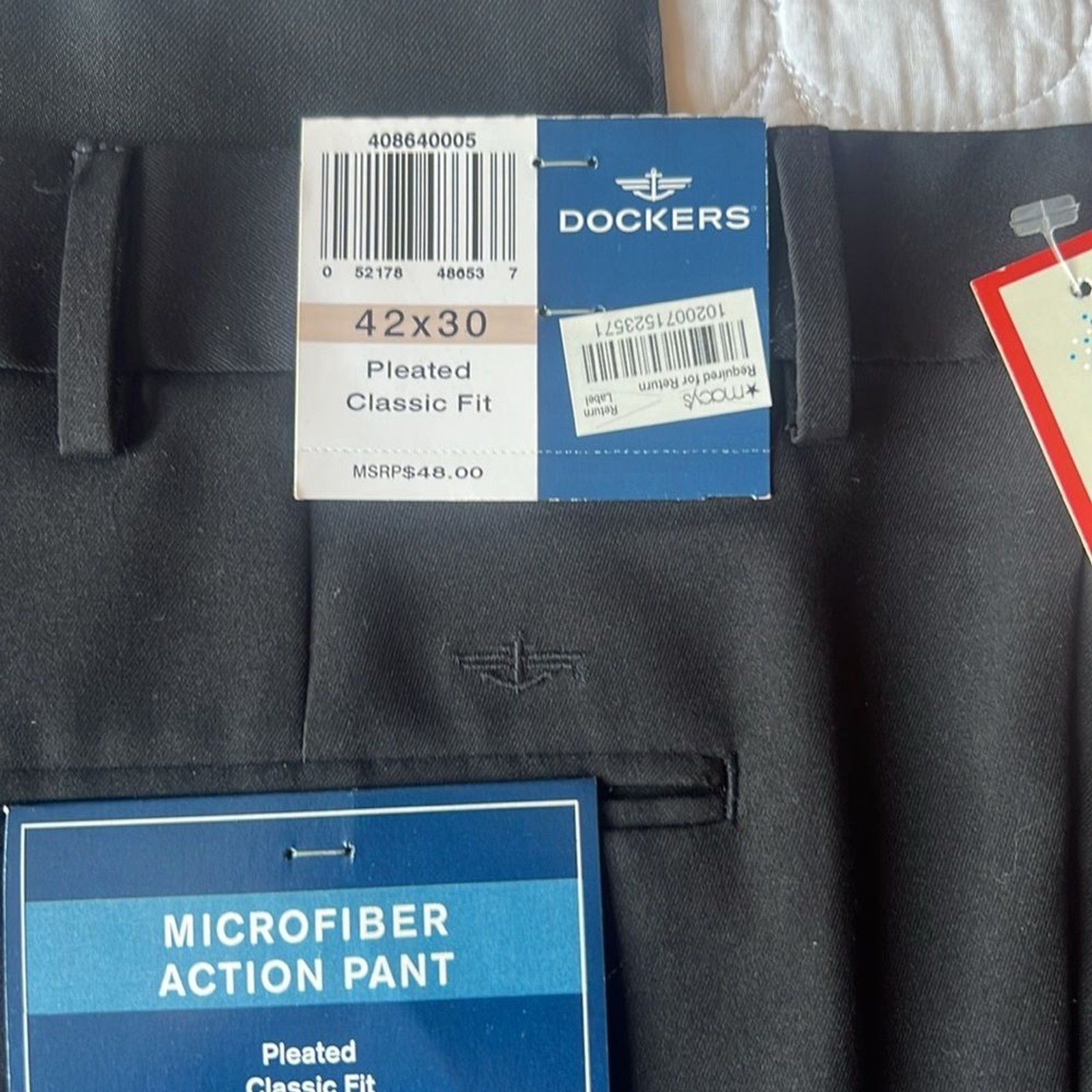 Dockers Charcoal Formal Trousers