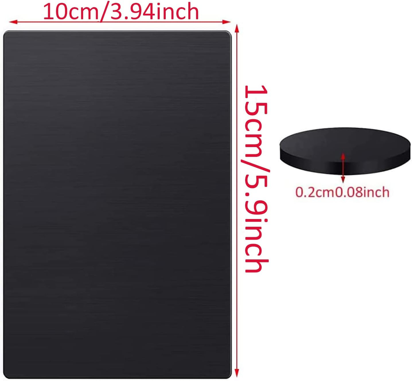 2Pcs Anti-Slip Pads Silicone Rubber Plastic Pads 3M Self-Stick Adhesive Non-Slip