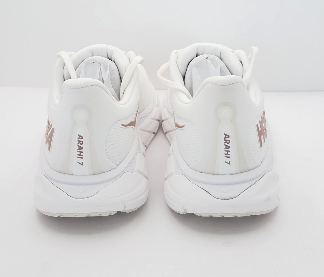 Hoka Womens (Size 9 WIDE Width/D) Arahi 7 Stability Running Walking Shoes White