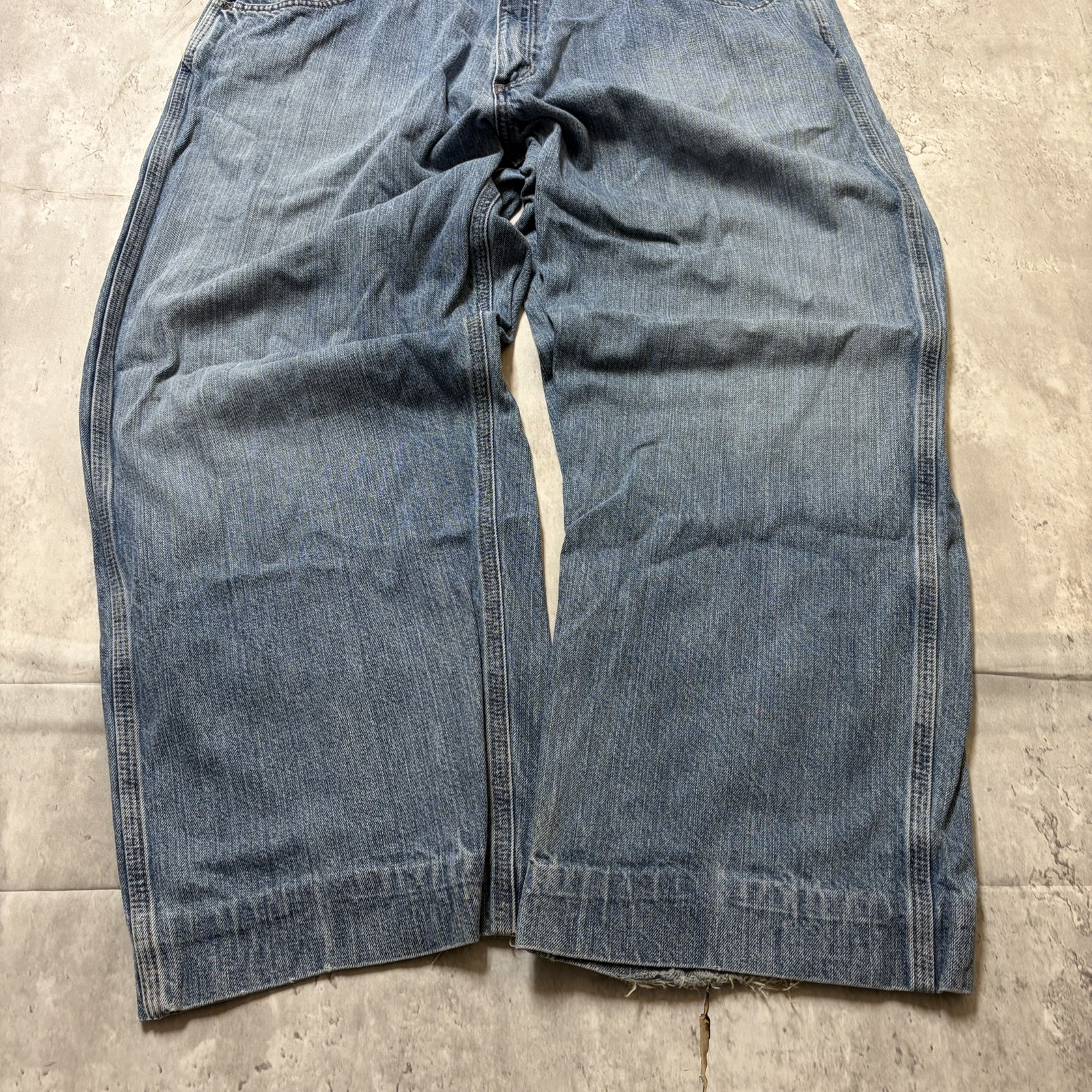 Carhartt B189 LVN Carpenter Jeans 42×30 Loose Fit Workwear Denim Utility