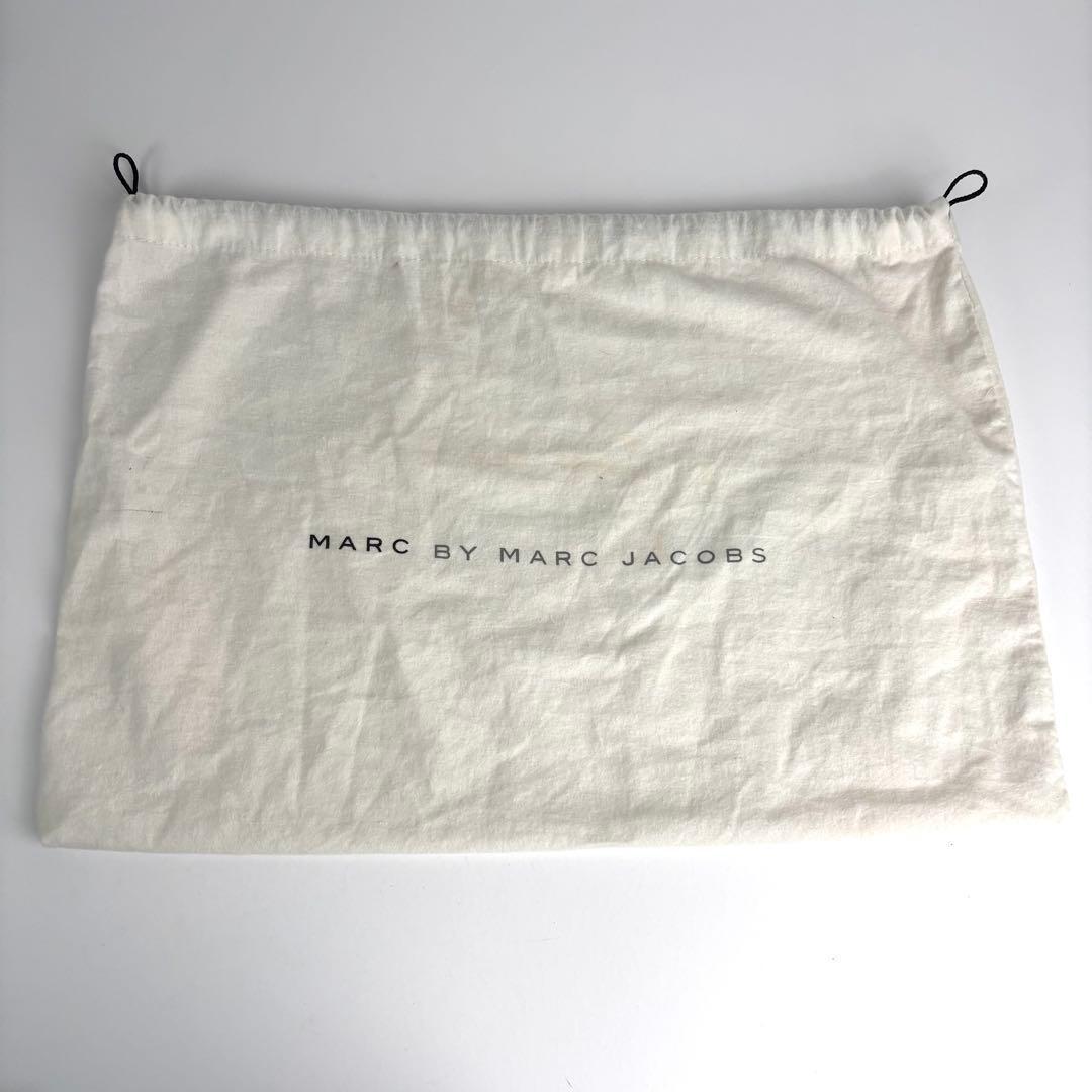 Marc by Marc Jacobs Classic Q Black Leather 2 Way Shoulder Bag Y2K Auth e76
