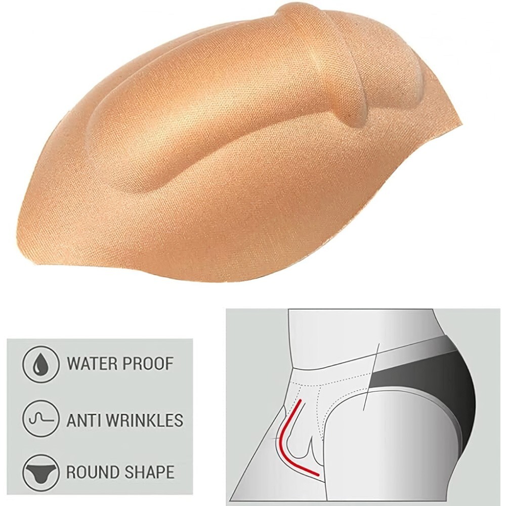 Sexy Men Pad Enlarge Enhancing Push Up Pouch Stereo Cup Briefs Trunks G Thong