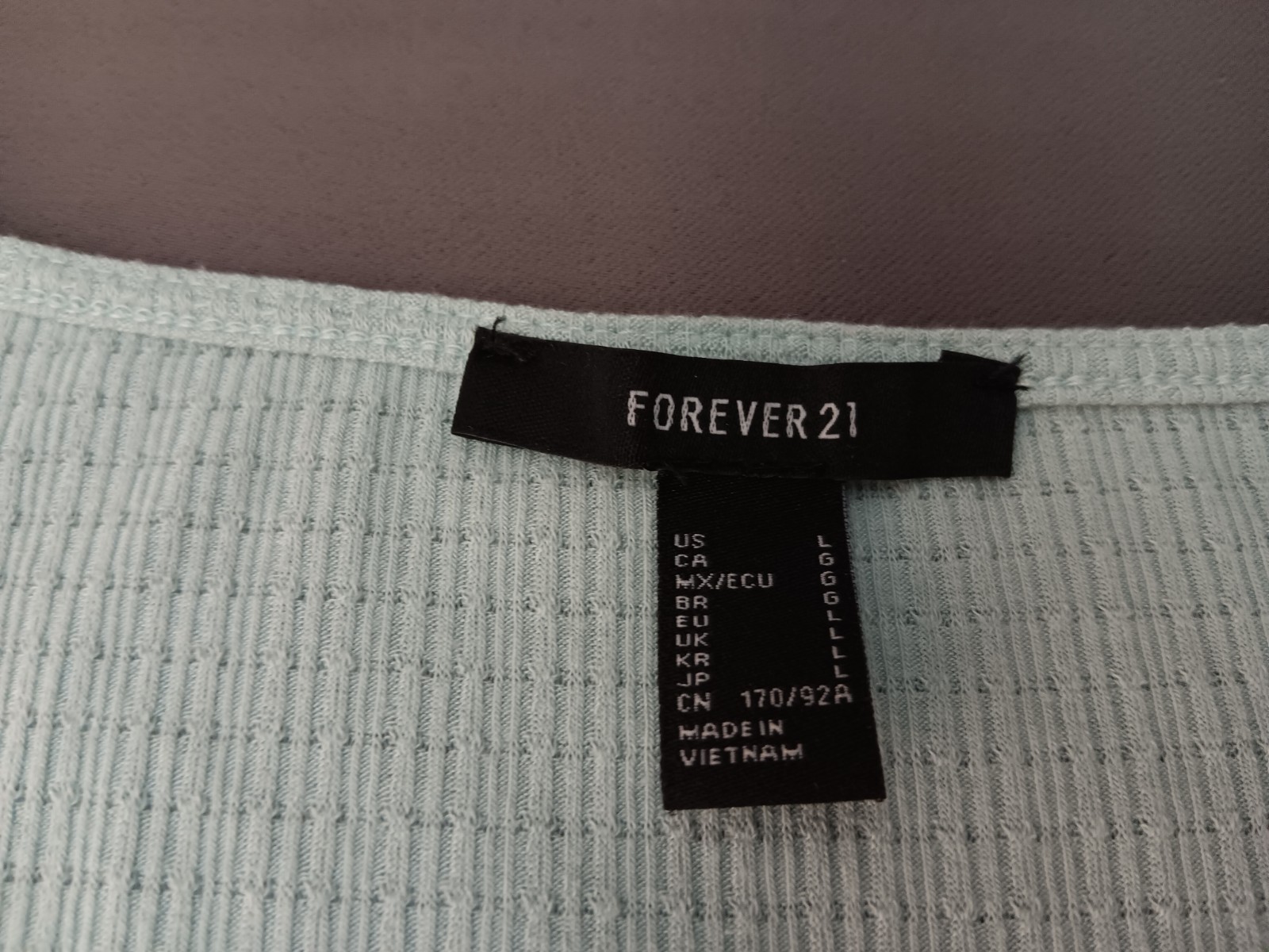 Forever 21 Light Green Shrug with Tie Size Large EUC
